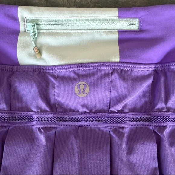 Lululemon Run Pace Setter Skirt Violet Skort Size 4 - Picture 12 of 14